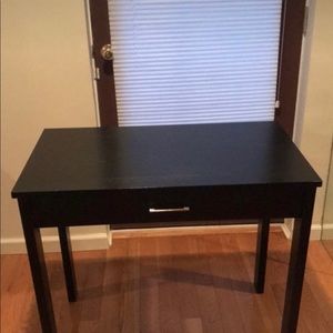 Black desk